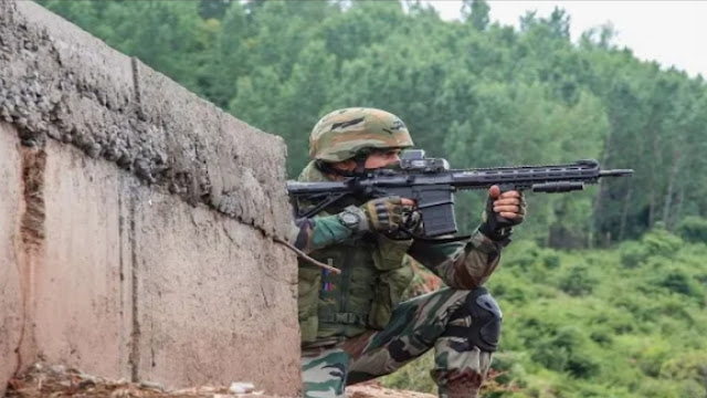 Shopian encounter Jammu Kashmir के Shopian इलाके में सुरक्षाबलों और आतंकवादियों के बीच मुठभेड़ , 1 आतंकवादी ढेर