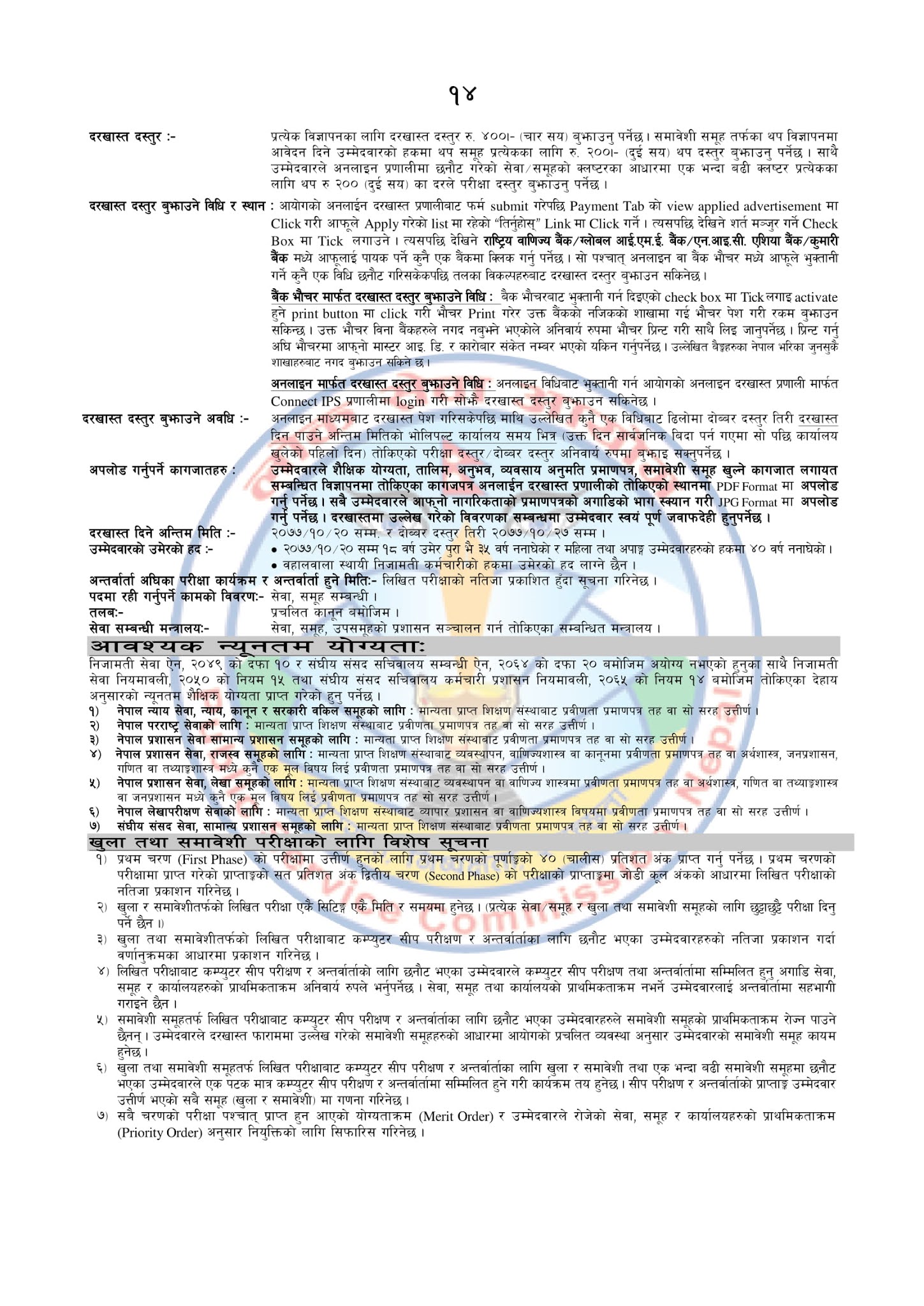 Vacancies Open For Nayab Subba (NaSu) - Non Gazetted First Class Post For Sanghiya Level.