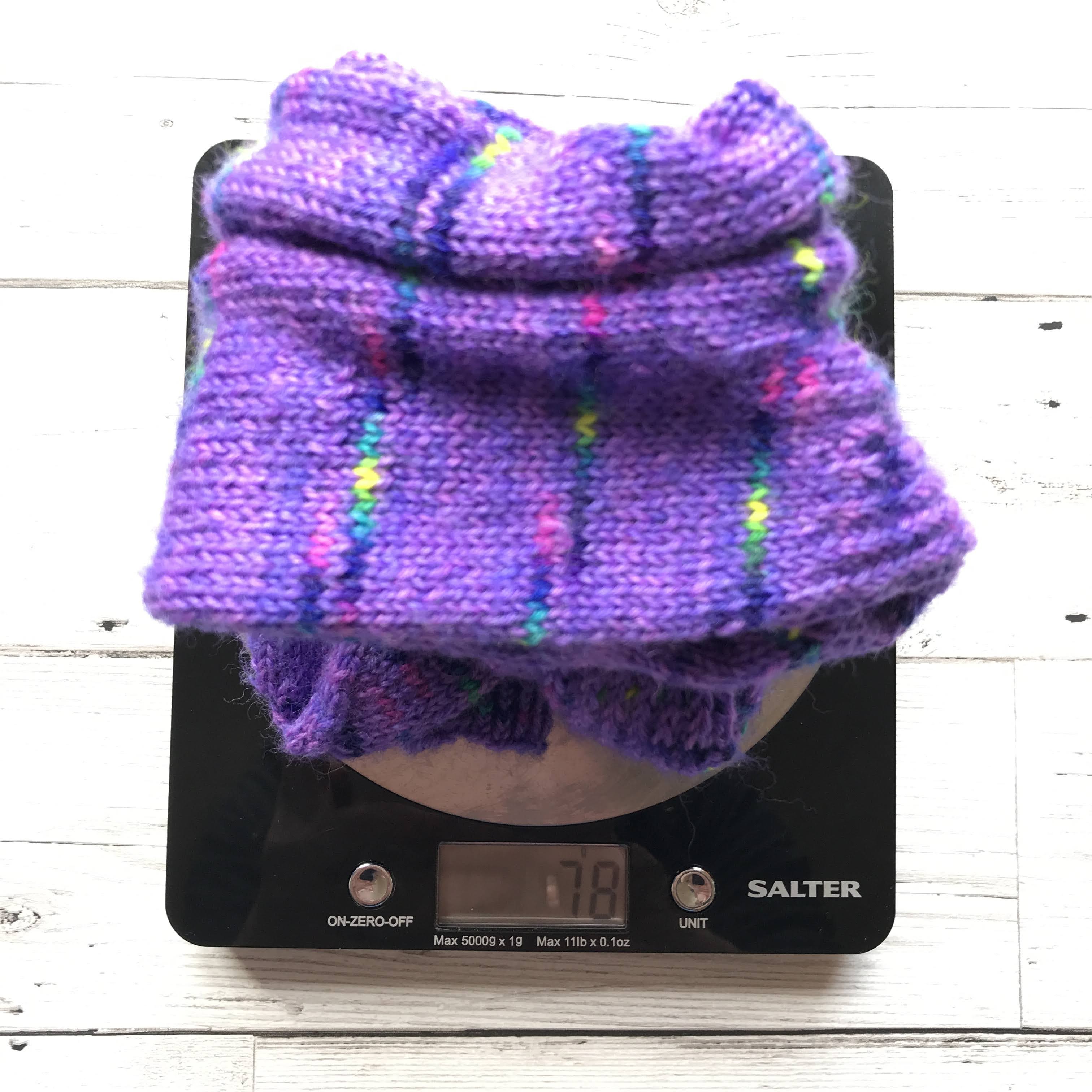 Vikki Bird Designs How to calculate how many metres of sock yarn you