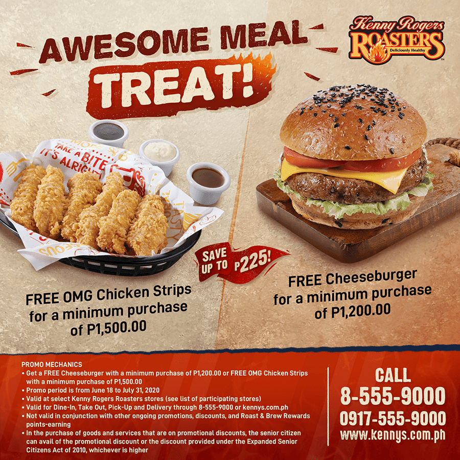Manila Shopper Kenny Rogers Awesome Meal Treat Promo July 2020