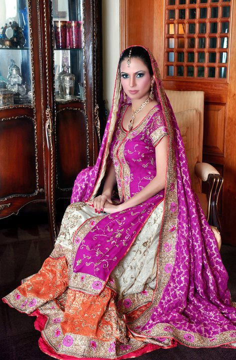 Fashion world latest Fashion: Pakistani bridal dresses latest designs.