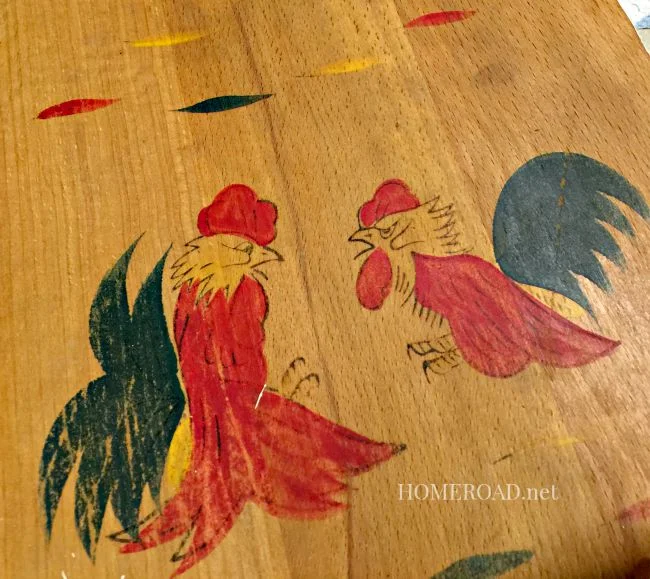 vintage cutting board