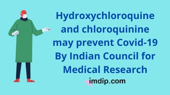 Hydroxychloroquine and chloroquinine on Corona