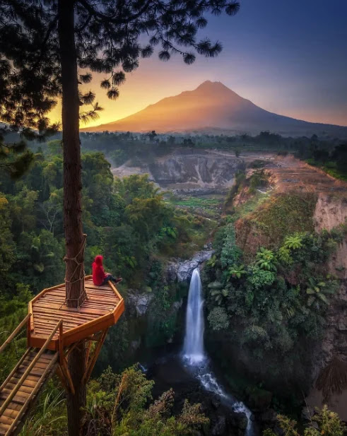 Tempat Wisata Air Terjun Terbaik di Magelang - Air Terjun Kedung Kayang Magelang