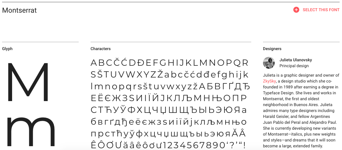 Бесплатные шрифты montserrat black образец