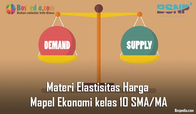Materi Elastisitas Harga Mapel Ekonomi kelas 10 SMA/MA