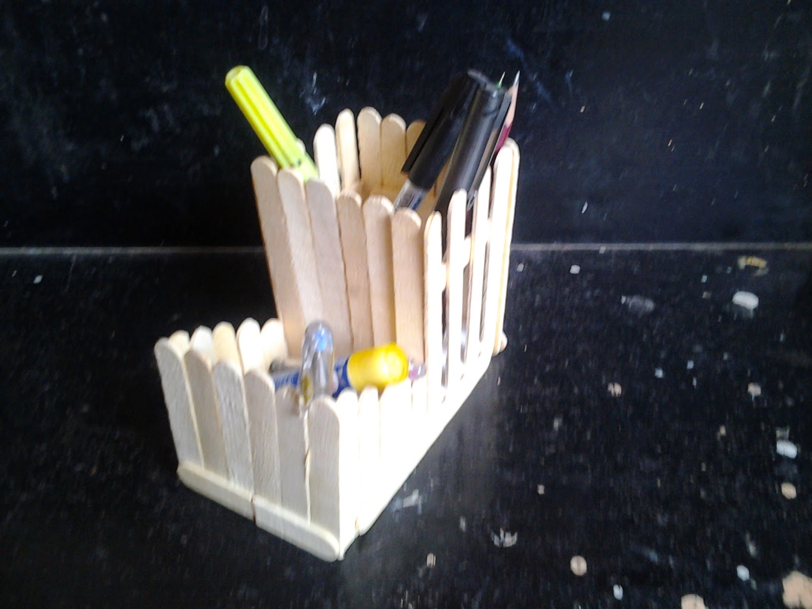 lavanya creativity ice cream sticks pen stand