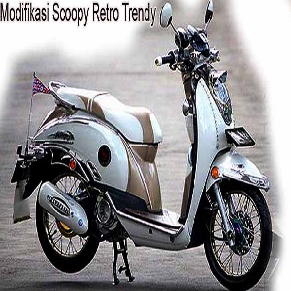 20 Gambar modifikasi honda scoopy merah hitam cosmo cream injeksi