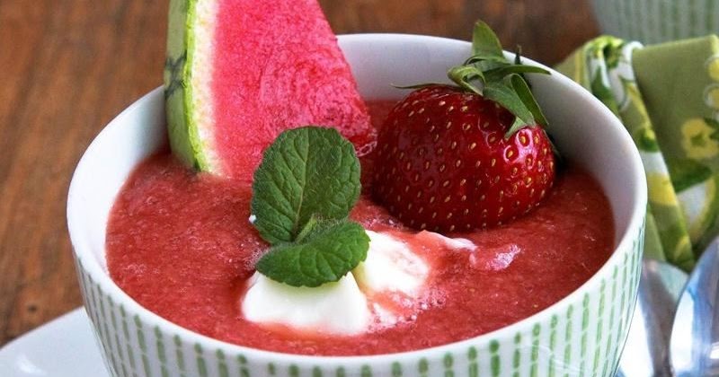 Text Procedure - Watermelon Strawberry Soup  Gudang belajar