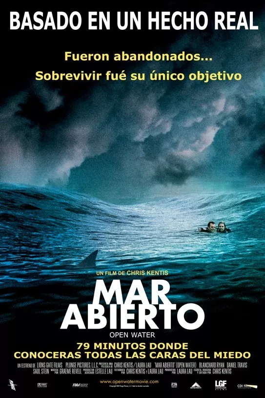 Película Mar Abierto de Chris Kentis