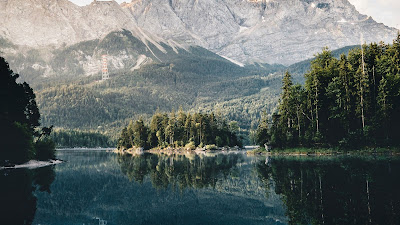 HD Wallpaper Lake, Landscape, Mountain, Reflection, Trees HD Wallpaper Lake, Landscape, Mountain, Reflection, Trees
