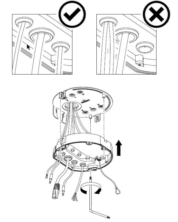 How to install a junction box on a Hikvision camera