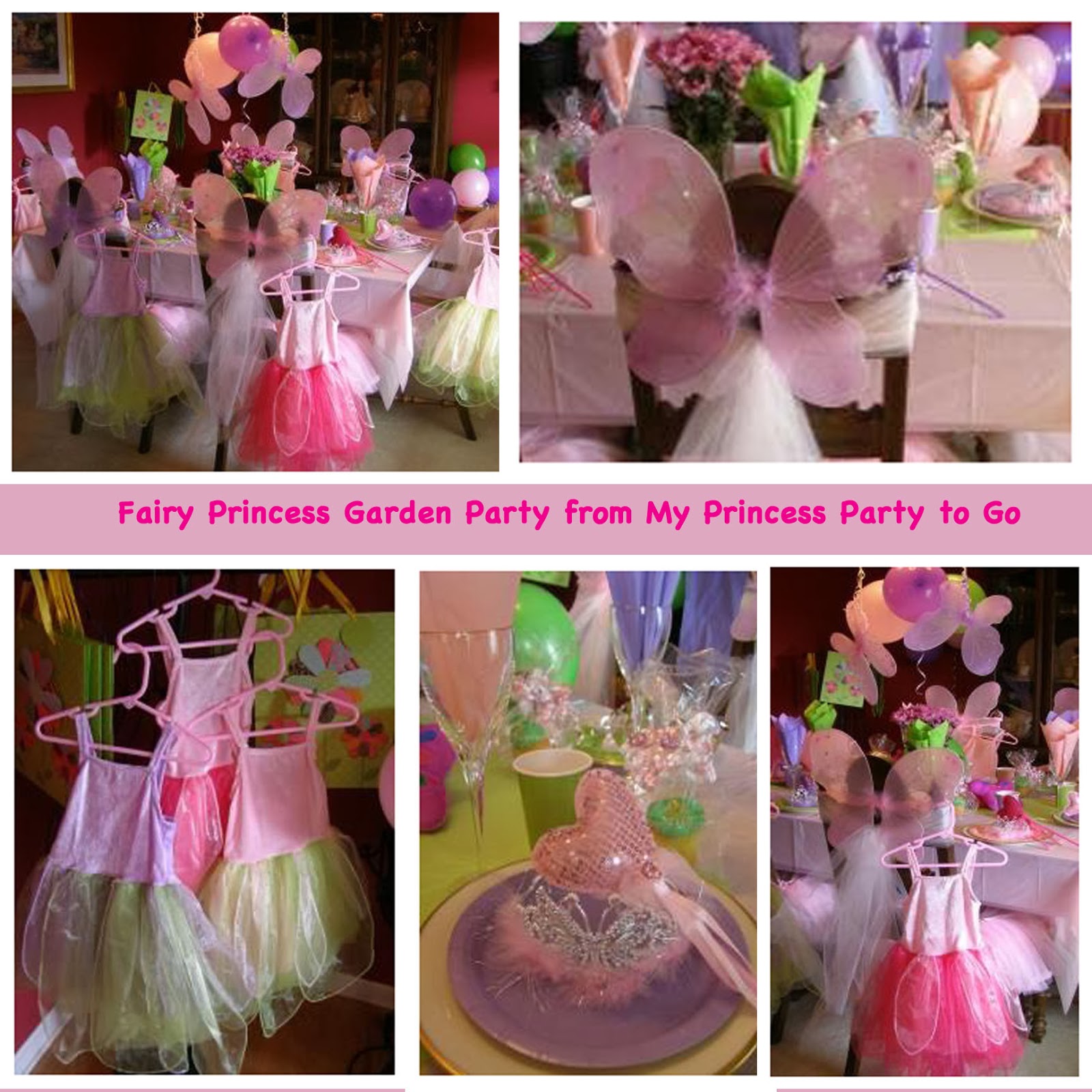 The Princess Birthday Blog: Fairy Princess Birthday Party