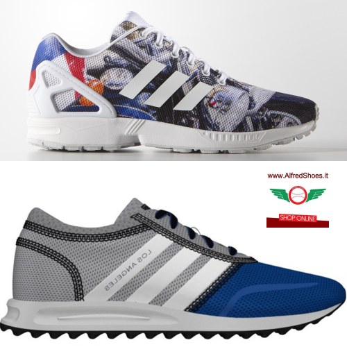 AlfredShoes.it Sport Lifestyle Fashion: NUOVI ARRIVI ADIDAS: ZX FLUX E LOS ANGELES www.AlfredShoes.itper Grandi e Piccini, per Lui e Lei
