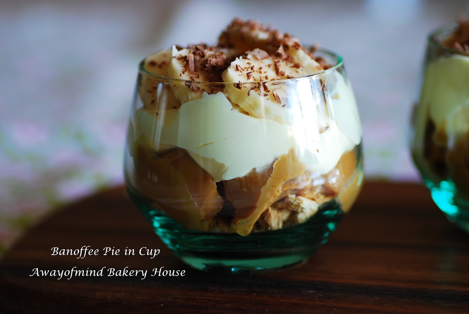 Awayofmind Bakery House Banoffee Pie in a Glass