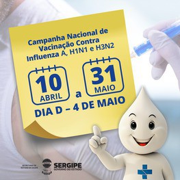 Campanha Nacional de Vacinação contra a gripe tem início na próxima quarta-feira Campanha Nacional de Vacinação contra a gripe tem início na próxima quarta-feira