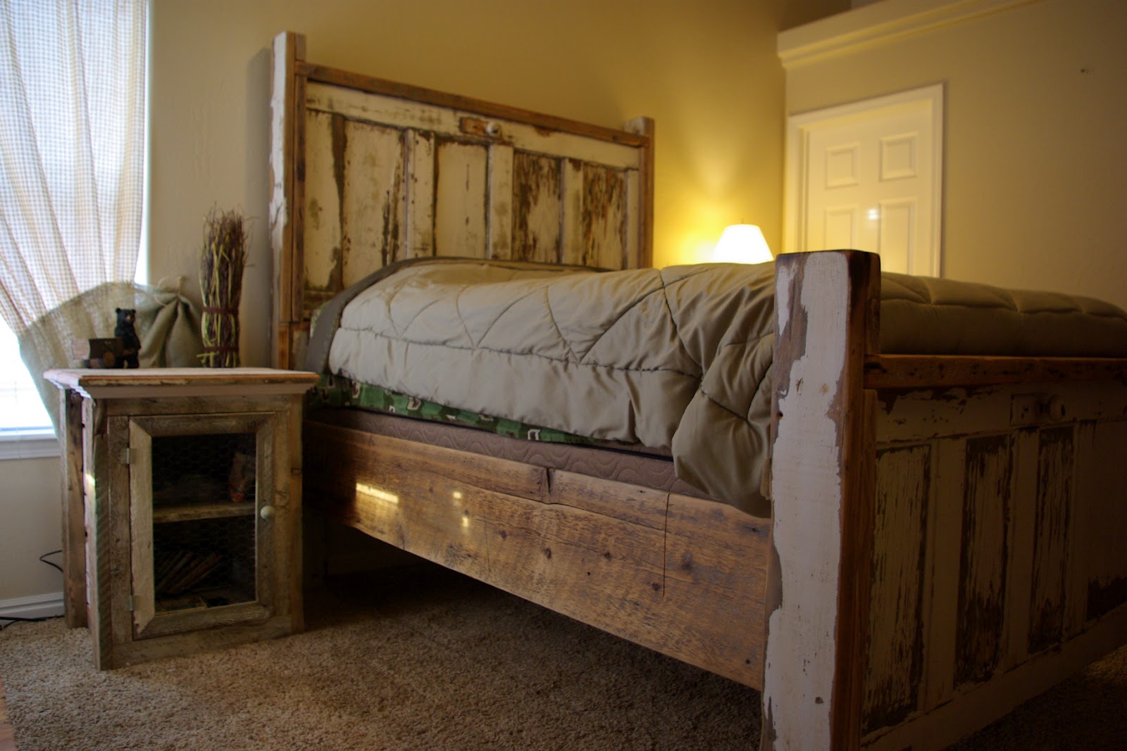 Reclaimed Rustics Vintage Door Headboard