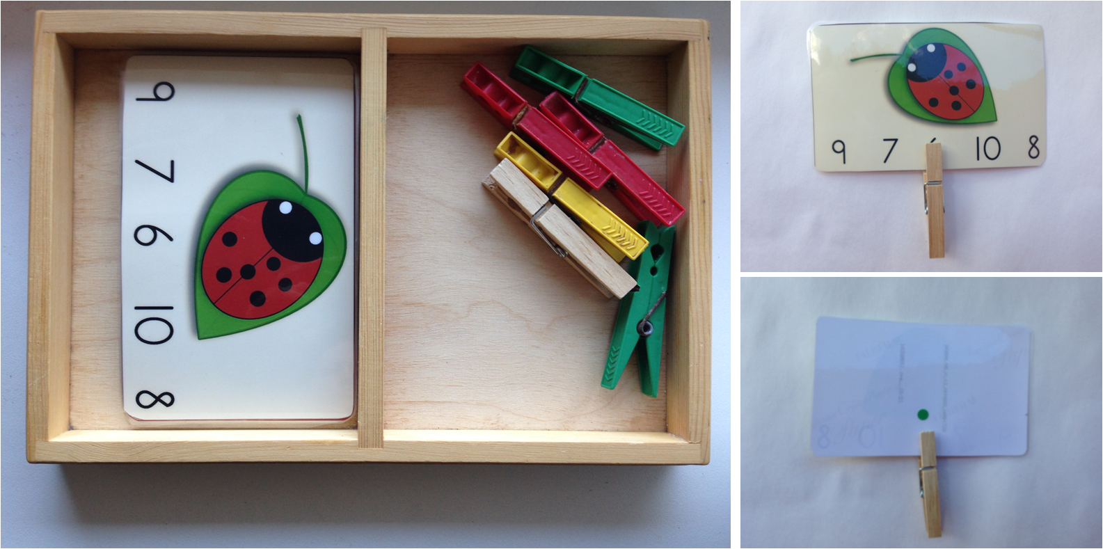 Montessori City Home Montessori Math shelves at 3