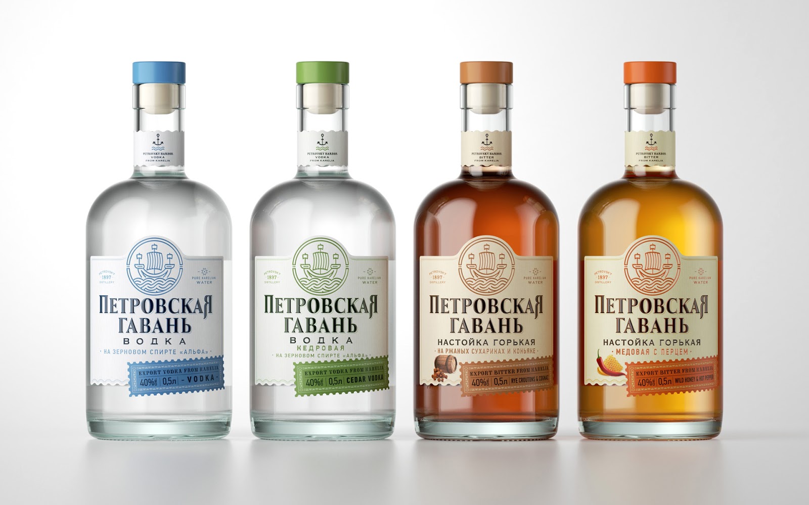 Peter’s Harbor Vodka & Bitter Packaging Of The World