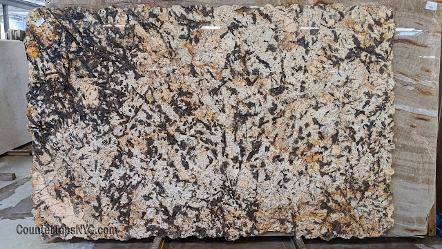 Splendor Gold Granite Slab for Countertops NYC