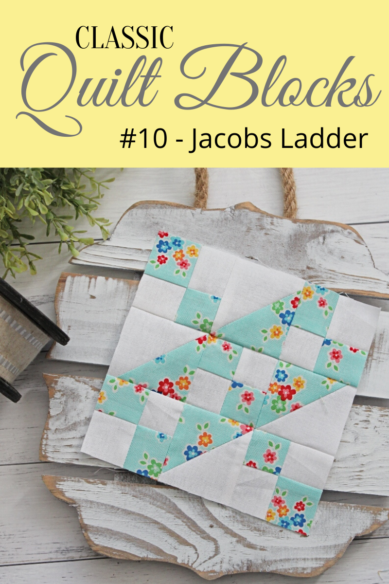 {Classic Quilt Blocks} Jacobs Ladder A Tutorial Threadbare Creations
