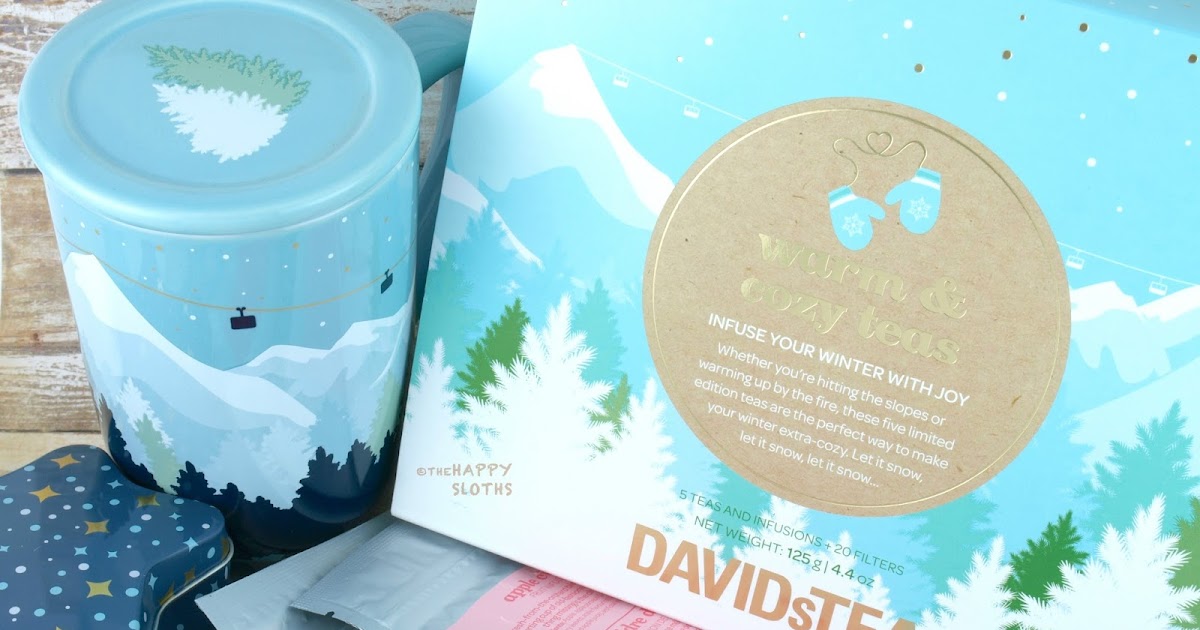 DAVIDsTEA Holiday 2016 Gift Guide The Happy Sloths Beauty, Makeup