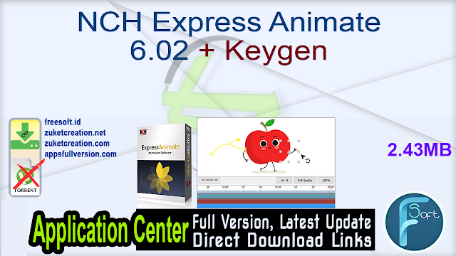 NCH Express Animate 6.02 + Keygen