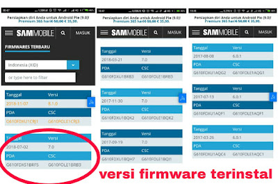 Bagi para pengguna handphone Android Samsung Galaxy tentu sudah paham Cara Mencari Firmware Samsung Yang Cocok