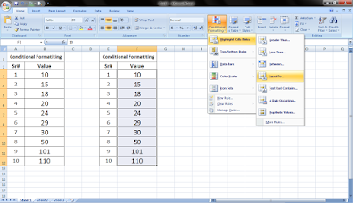 how to use conditional formatting equal to in excel
