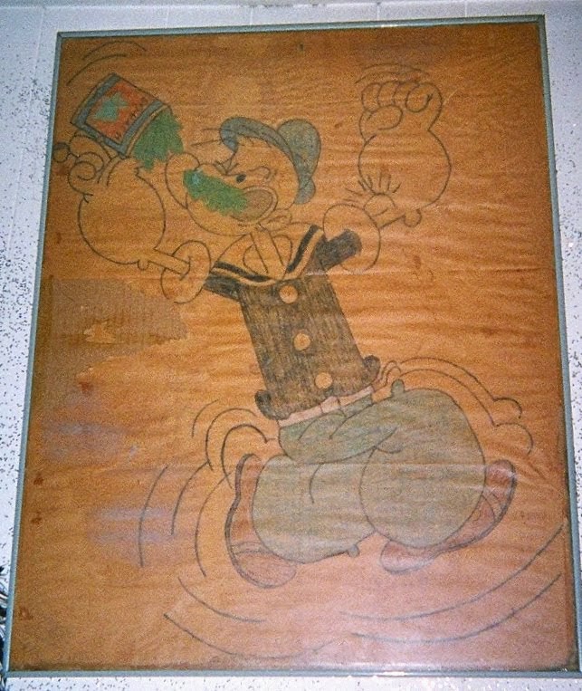 Popeye (in crayon)