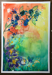 watercolor drawing combine