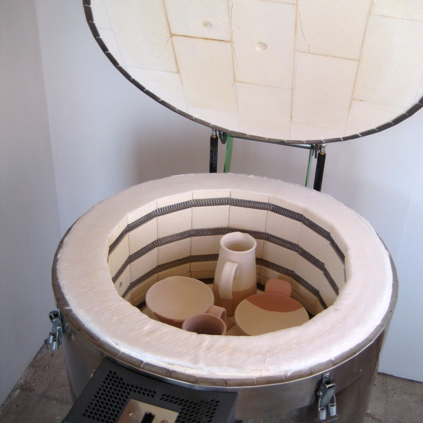 Pots and Paint Packing and Firing a Glaze Kiln