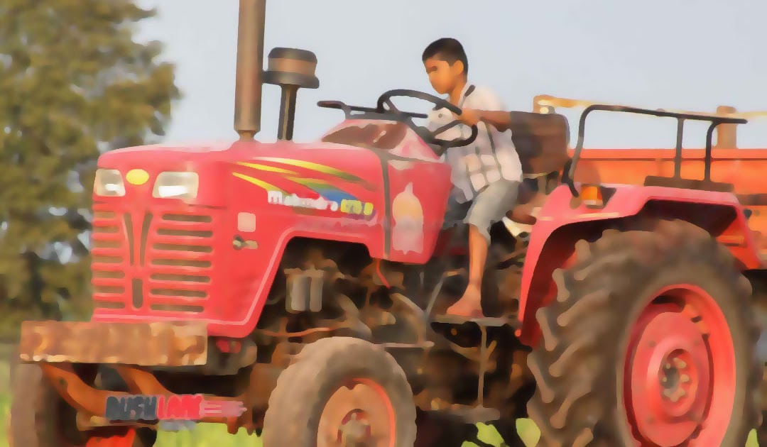 Knowledge Plus Tractors have Bigger Rear Wheels and Smaller Front