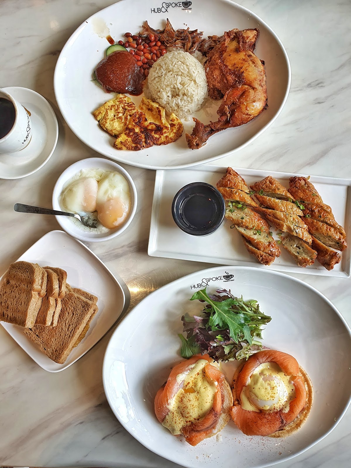 I promise I will go jog today Hub and Spoke cafe at Changi T2