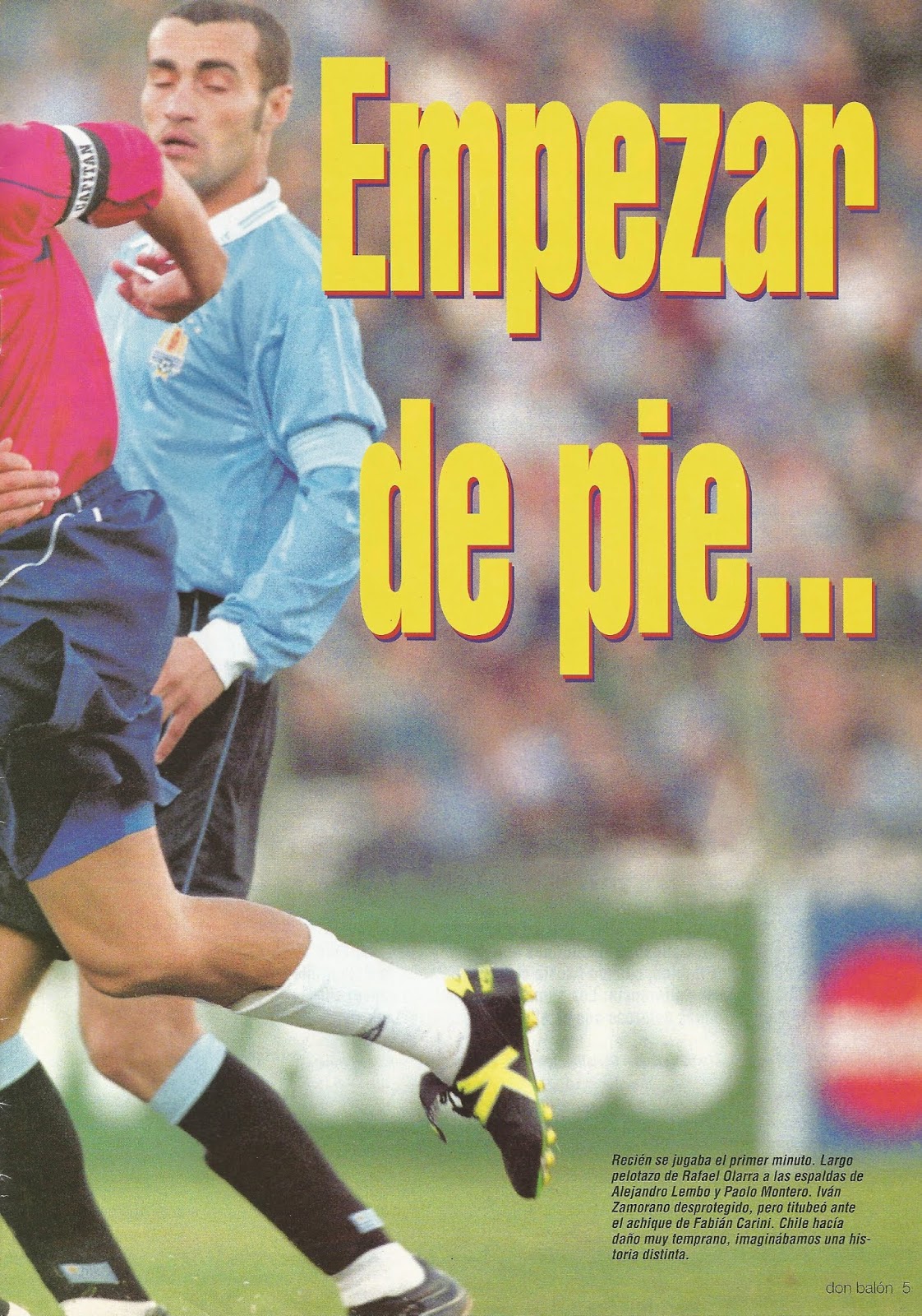 Partidos de la Roja [03/06/2000] UruguayChile 21