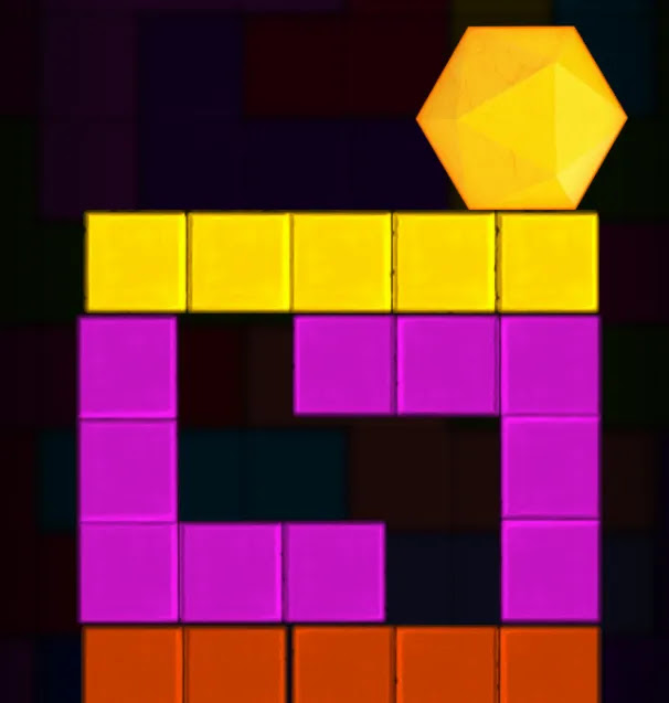 Hexagon-Fall-Game