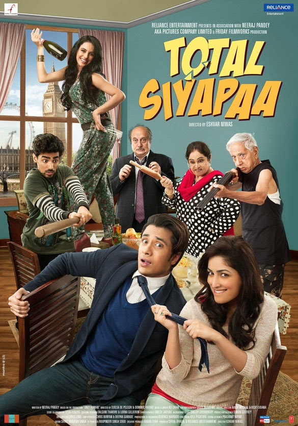 Bollywood movie Total Siyapaa (2014) film First Look Poster, Pictures, images, wallpapers adcress and actor photos