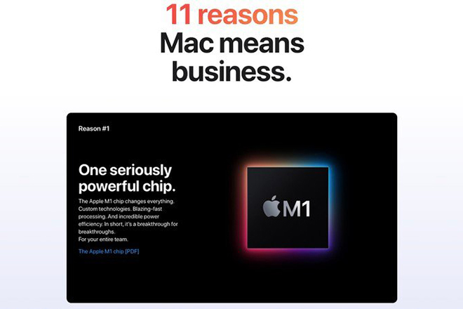 Apple nói gì khi gợi ý 11 lý do người dùng nên mua máy Mac