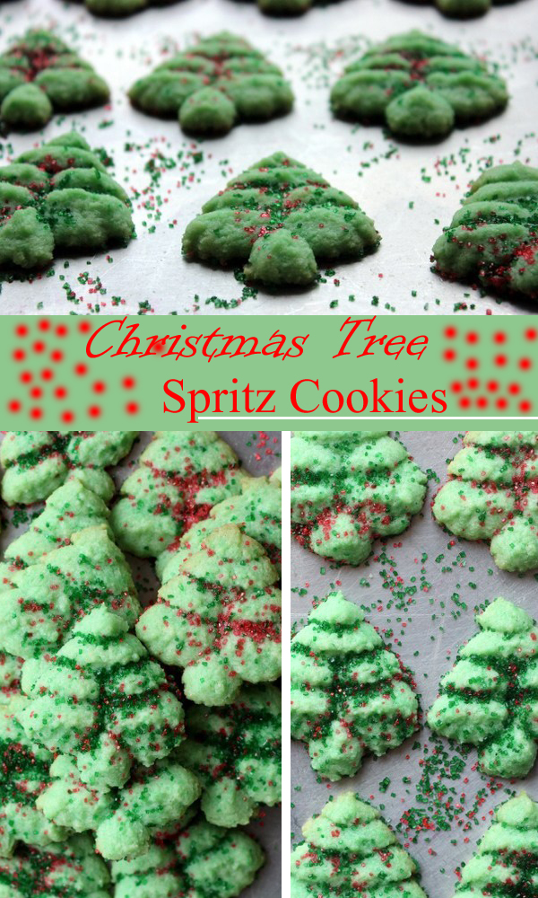 Easy to Make Christmas Tree Spritz Cookies Very Best of Christmas