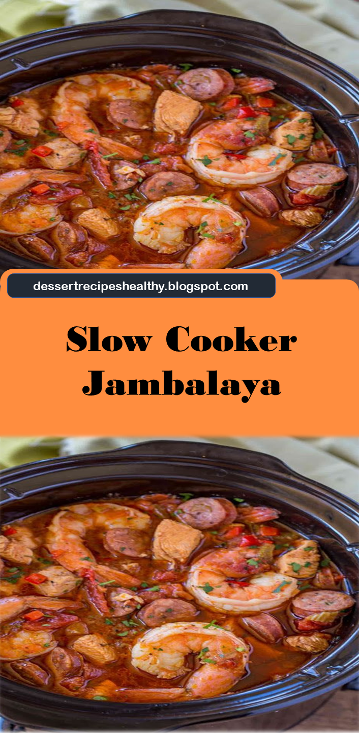 Slow Cooker Jambalaya - Dessert Recipes Healthy