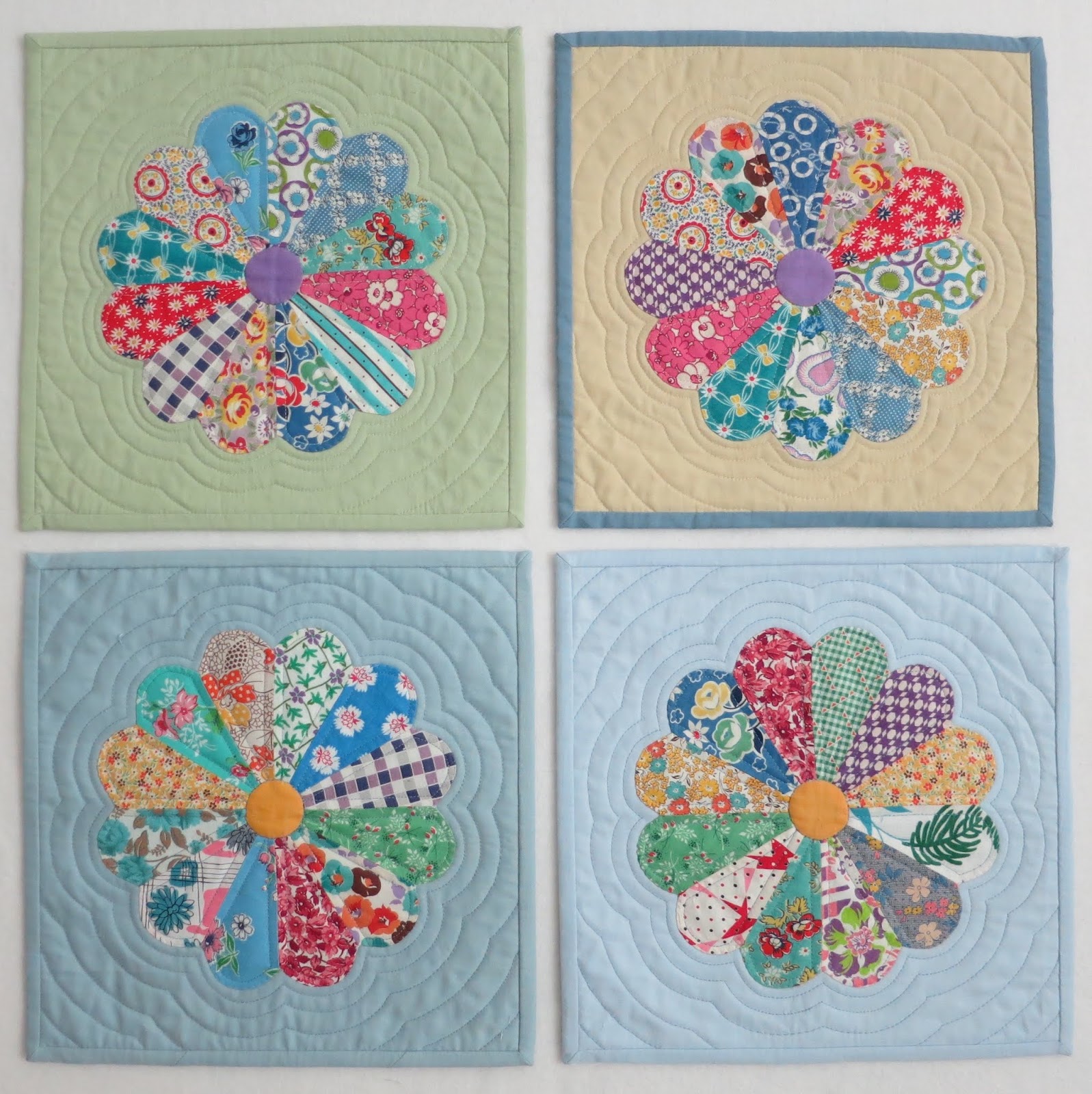  Perfect Patchwork Template-Dresden Plate, Package of Four