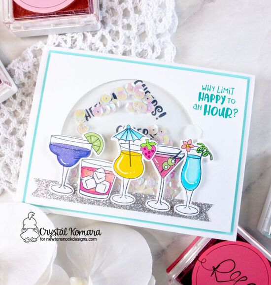 Why limit happy to an hour by Crystal features Cocktail Mixer by Newton's Nook Designs; #newtonsnook