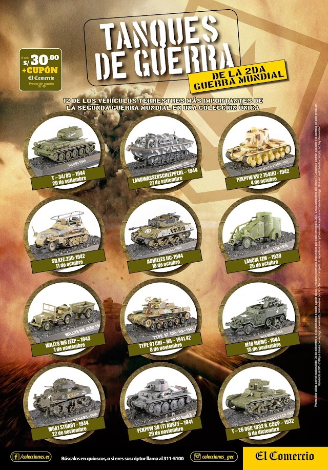 Tanques de guerra de la segunda guerra mundial 1:72 El Comercio Perú