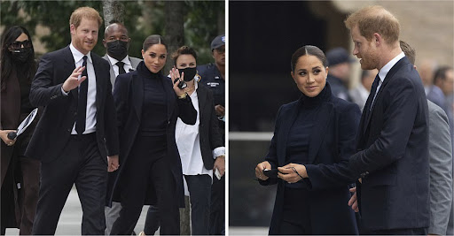 Meghan Markle en su primera aparición pública con Harry en Nueva York