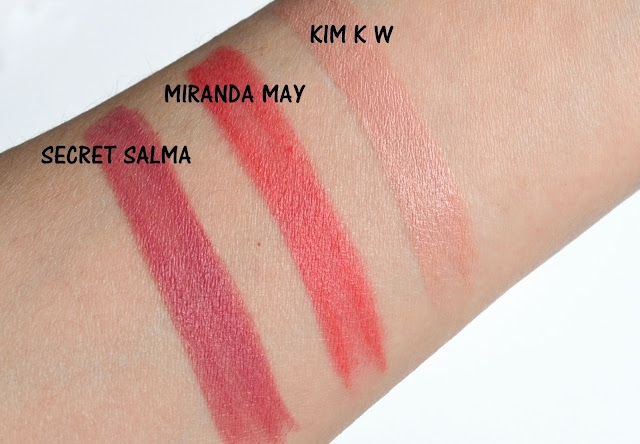 Charlotte Tilbury Hot Lips Swatches