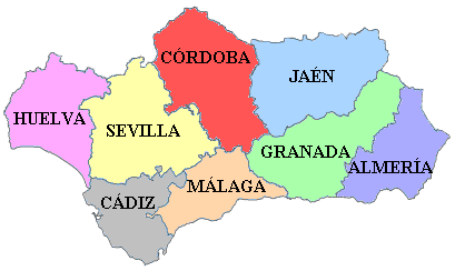 Provincias de Andalucia
