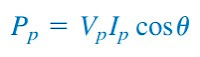 Power Formula for Balanced System Power Formula for Balanced System