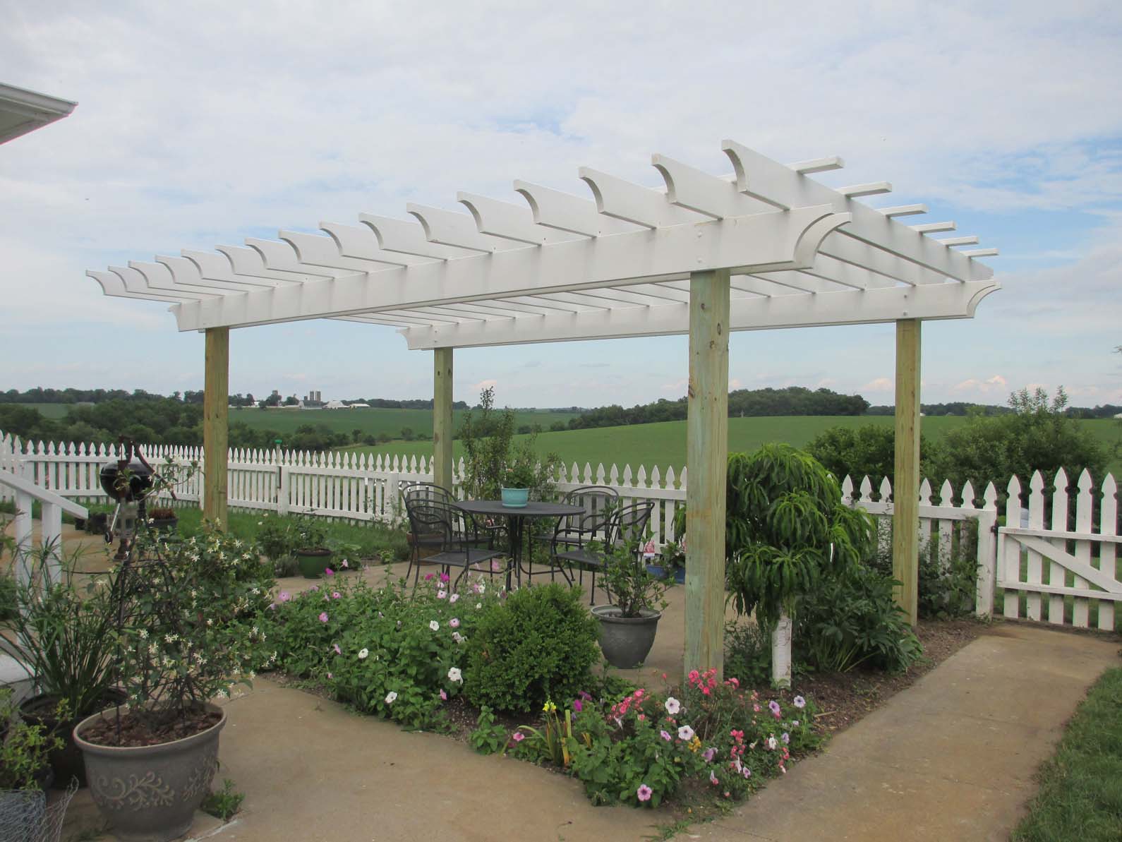 Garden Fancy Our new pergola!