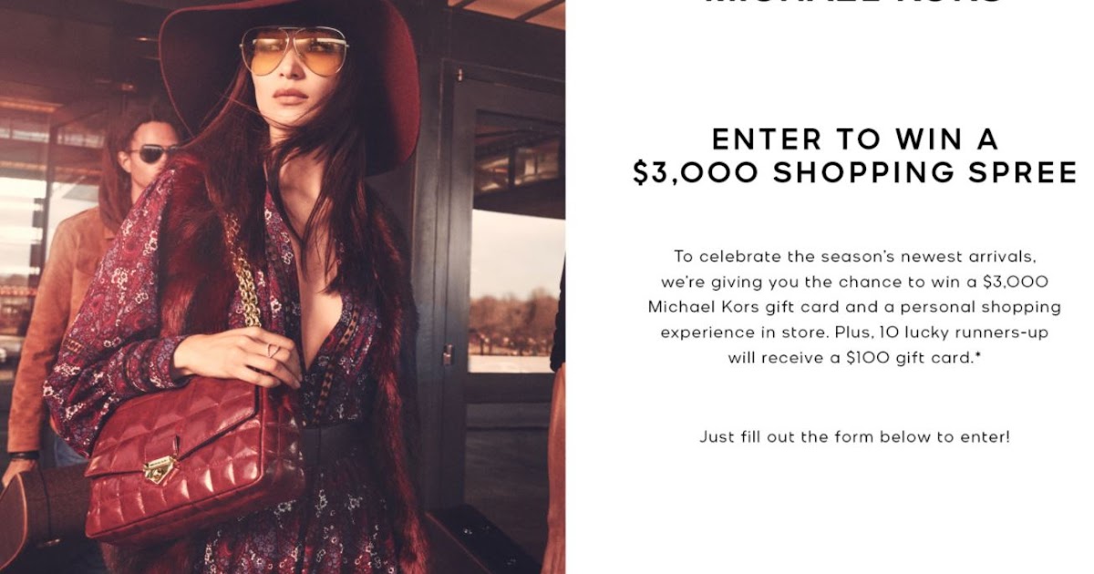 Michael Kors Clothing Gift Card Giveaway - 11 Winners Win $100 Each ...