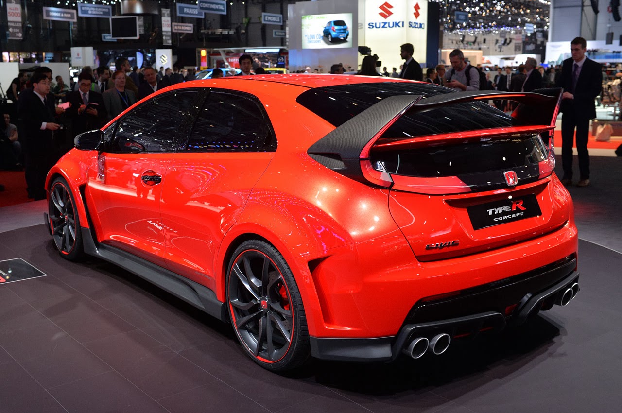 © Automotiveblogz: Honda Civic Type R Concept: Geneva 2014 Photos